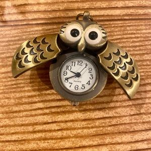 Owl Watch Pendant